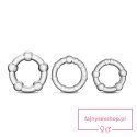 STAY HARD BEADED COCKRINGS CLEAR STAY HARD BEADED COCKRINGS CLEAR