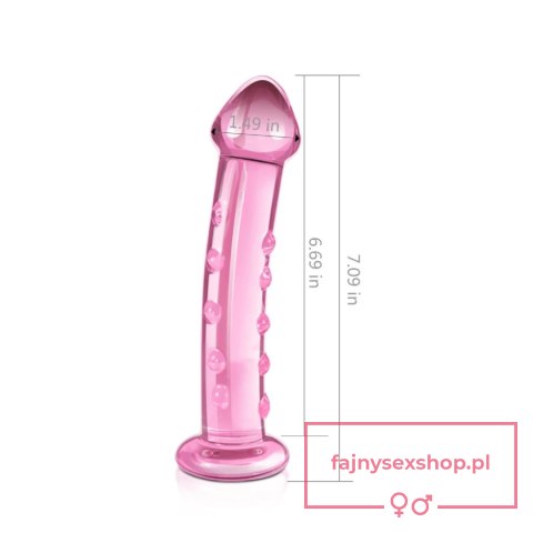 7.5"" Glass Romance Pink 7.5"" Glass Romance Pink