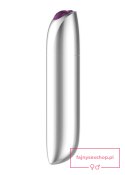Stymulator-Rechargeable Powerful Bullet Vibrator USB 20 Functions - Silver