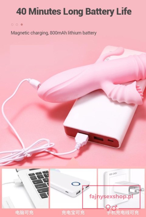 Wibrator-Ada USB -Pink Wibrator-Ada USB -Pink