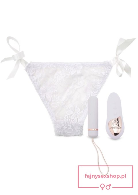 Remote Control Pleasure Panty White Remote Control Pleasure Panty White