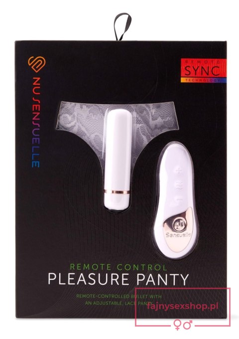 Remote Control Pleasure Panty White Remote Control Pleasure Panty White