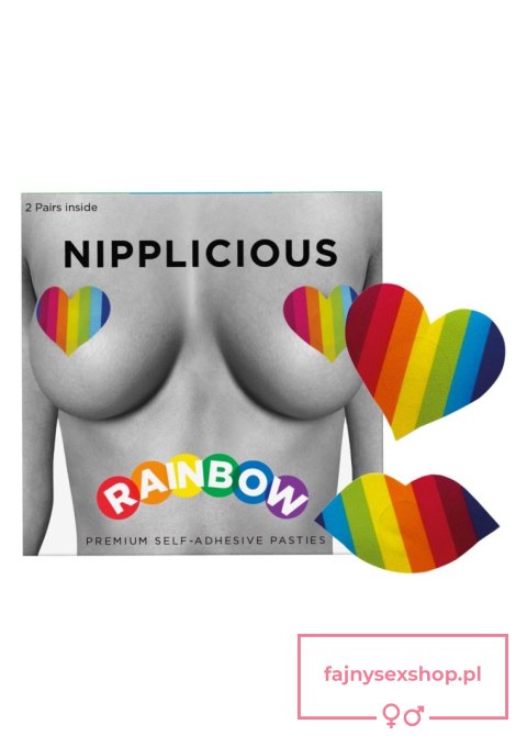 Nipplicious Rainbow Pasties Rainbow