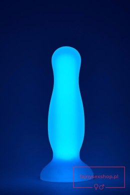 RADIANT SOFT SILICONE GLOW IN THE DARK PLUG MEDIUM PURPLE