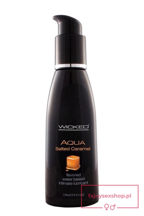 WICKED AQUA SALTED CARAMEL FLAVORED 120M WICKED AQUA SALTED CARAMEL FLAVORED 120M