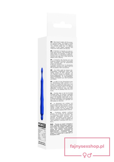 Dido - ABS Bullet With Sleeve - 10-Speeds - Royal Blue Dido - ABS Bullet With Sleeve - 10-Speeds - Royal Blue