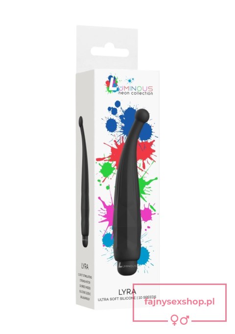 Lyra - ABS Bullet With Sleeve - 10-Speeds - Black Lyra - ABS Bullet With Sleeve - 10-Speeds - Black
