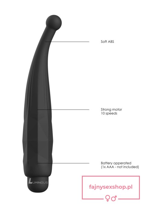 Lyra - ABS Bullet With Sleeve - 10-Speeds - Black Lyra - ABS Bullet With Sleeve - 10-Speeds - Black