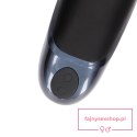 Vibrating Masturbator Sleeve - Licorice Black