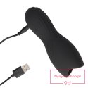 Vibrating Masturbator Sleeve - Licorice Black