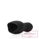 Vibrating Masturbator Sleeve - Licorice Black