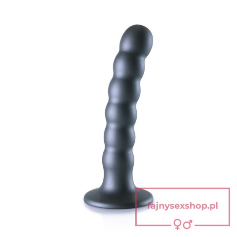 Beaded Silicone G-Spot Dildo - 5'' / 13 cm Beaded Silicone G-Spot Dildo - 5'' / 13 cm