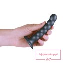 Beaded Silicone G-Spot Dildo - 5'' / 13 cm Beaded Silicone G-Spot Dildo - 5'' / 13 cm