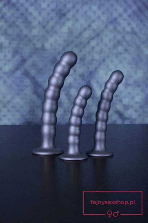 Beaded Silicone G-Spot Dildo - 5'' / 13 cm Beaded Silicone G-Spot Dildo - 5'' / 13 cm