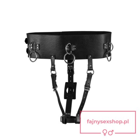 Belt with Vibrator Holder - Black Belt with Vibrator Holder - Black