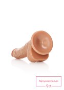 Curved Realistic Dildo Balls Suction Cup - 7""""/ 18 cm Curved Realistic Dildo Balls Suction Cup - 7""""/ 18 cm