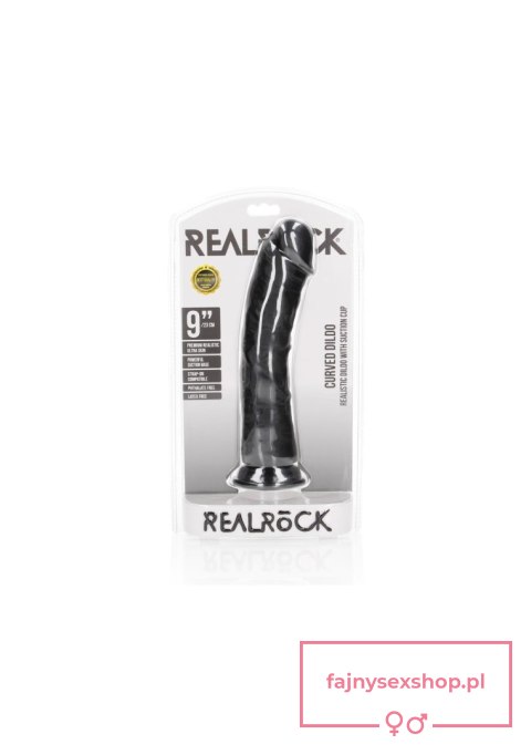 Curved Realistic Dildo with Suction Cup - 9""""/ 23 cm Curved Realistic Dildo with Suction Cup - 9""""/ 23 cm