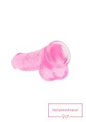 Realistic Dildo with Balls - 10""""/ 25,4 cm