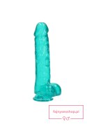 Realistic Dildo with Balls - 10""""/ 25,4 cm