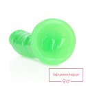 Slim Realistic Dildo with Suction Cup - Glow in the Dark - 8'' / 20 cm