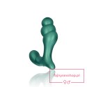 Stacked Vibrating Prostate Massager with Remote Control - Metallic Green