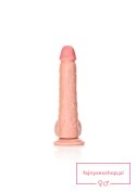 Straight Realistic Dildo Balls Suction Cup - 11""""/ 28 cm