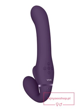 Ai - Dual Vibrating & Air Wave Tickler Strapless Strapon