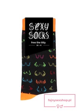 Sexy Socks - Free The Titty - 36-41