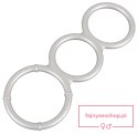 Metallic Silicone Triple Ring