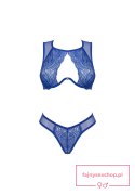 Bielizna-Giselia komplet 2-częściowy niebieski M/L Bielizna-Giselia komplet 2-częściowy niebieski M/L