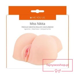 Masturbator- Me You Us Miss Nikita Premium Vibrating Realistic Masturbator Flesh