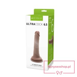 Me You Us Silicone Ultra Cock Caramel 6.5in