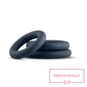 3-Piece Cock Ring Set - Grey