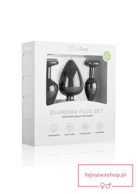 Plug-Diamond Plug Set-Black Plug-Diamond Plug Set-Black