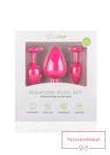 Plug-Diamond Plug Set-Pink Plug-Diamond Plug Set-Pink