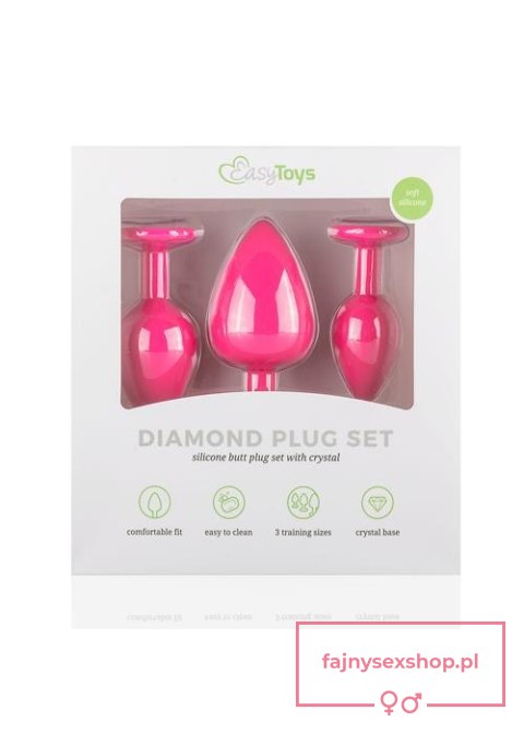 Plug-Diamond Plug Set-Pink Plug-Diamond Plug Set-Pink