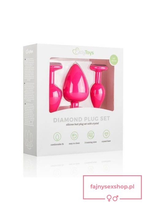 Plug-Diamond Plug Set-Pink Plug-Diamond Plug Set-Pink