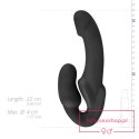 No-Parts - Morgan Strapless Strap-On Dildo - 22 cm - Black