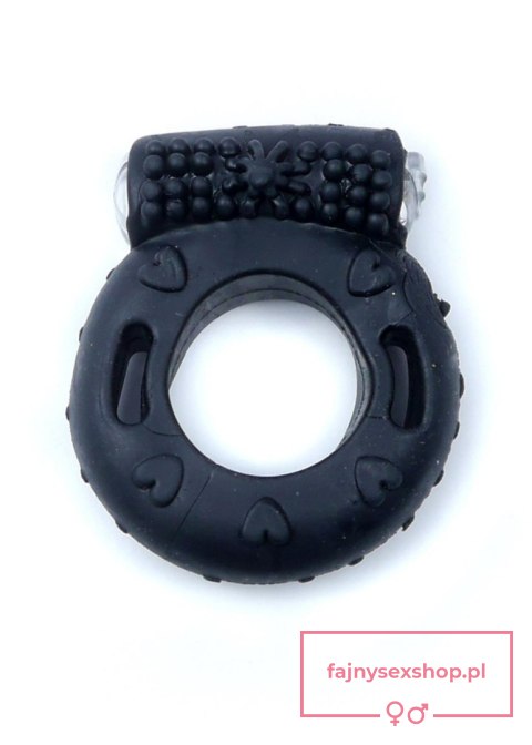 Pierścień-Vibrating CockRing Black Pierścień-Vibrating CockRing Black