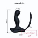 Wibrator-Silicone Massager 7 Function and Heating Function, Black