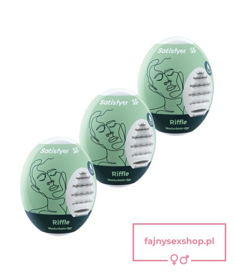 Masturbator-Eggs (set of 3 Riffle)