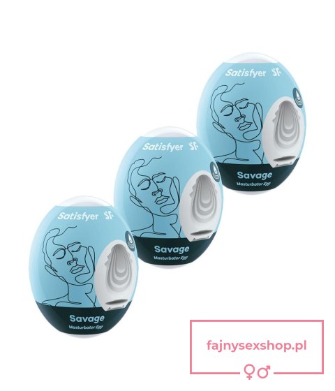 Masturbator-Eggs (set of 3 Savage)