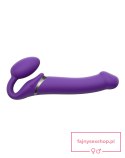VIBRATING STRAP-ON - L - PURPLE