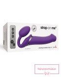 VIBRATING STRAP-ON - L - PURPLE