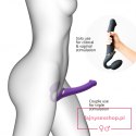 VIBRATING STRAP-ON - L - PURPLE