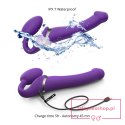 VIBRATING STRAP-ON - L - PURPLE
