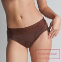 HARNESS LINGERIE HEROINE - XL - CHOCOLATE