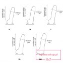 SLIDING SKIN REALISTIC DILDO FUSHIA M