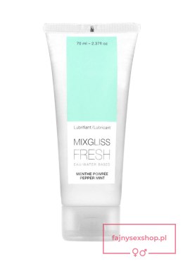 WATER-BASED MIXGLISS - FRESH PEPPER MINT 70 ML