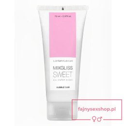 WATER-BASED MIXGLISS - SWEET BUBBLE GUM 70 ML